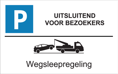 Afbeeldingen van Parkeerbord Bezoeker