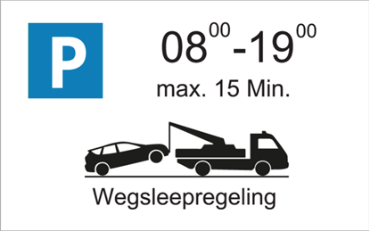 Afbeeldingen van PARKEERBORD Tijdaangave 3