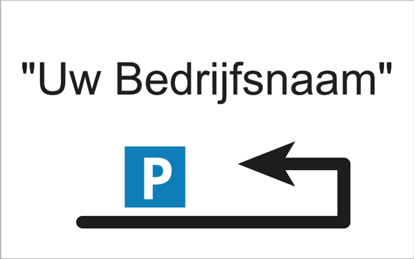 Afbeeldingen van WEGWIJZER Parkeerbord Links