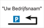Afbeeldingen van WEGWIJZER Parkeerbord Links
