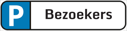 Afbeeldingen van Parkeerbord Bezoeker