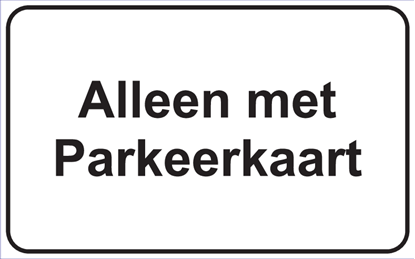 Afbeeldingen van Informatiebord Parkeerkaart