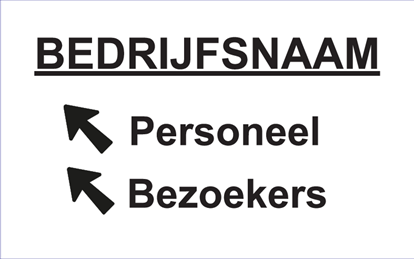 Afbeeldingen van Informatiebord Richtingsaanwijzer