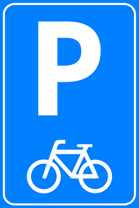 Afbeeldingen van Parkeergelegenheid E08-9 Fietsen 40x60