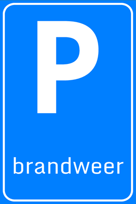 Afbeeldingen van Parkeergelegenheid E08-12 Brandweer 40x60