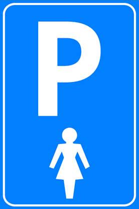 Afbeeldingen van Parkeergelegenheid E08-15 Vrouwen 40x60