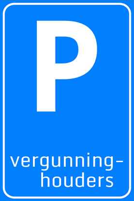 Afbeeldingen van Parkeergelegenheid E09 Vergunninghouders 40x60