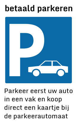 Afbeeldingen van Betaald Parkeren E302 Auto's (nadere informatie) 25x40