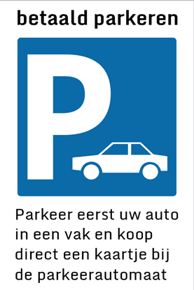 Afbeeldingen van Betaald Parkeren E302 Auto's (nadere informatie) 40x60