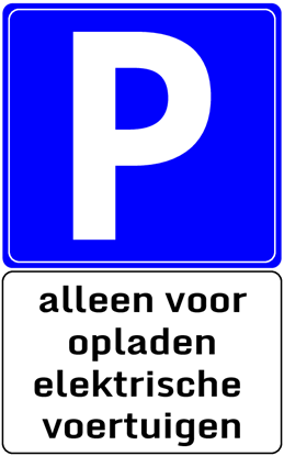 Afbeeldingen van Parkeergelegenheid E1003 Elektrische voertuigen 25x40