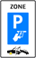 Afbeeldingen van Betaald Parkeren E102-ZBKS Zone (bankpas); Wielklem/Wegsleepregeling 25x40