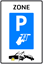 Afbeeldingen van Betaald Parkeren E102-ZBKS Zone (bankpas); Wielklem/Wegsleepregeling 40x60