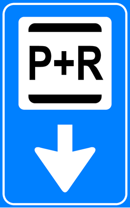 Afbeeldingen van Parkeergelegenheid BW101-O + SP03 Overstappers op het openbaar vervoer (park and ride) Pijl 25x40